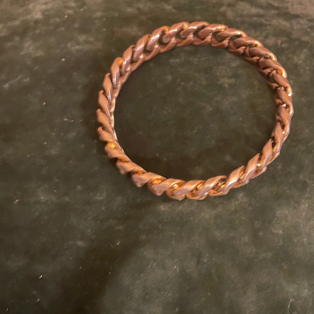 Gold-Plated Bangle Bracelet